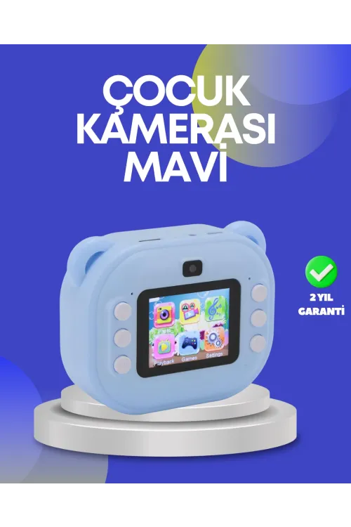 Çocuk Şipşak Kamera – 24mp Hd Çift Lensli Termal Baskı Teknolojili