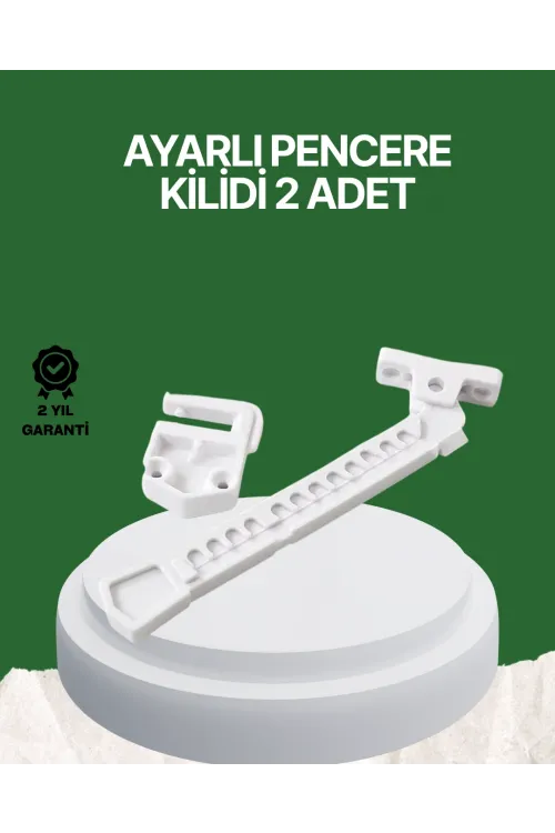 Çocuk Ve Evcil Hayvanlar İçin Pencere Emniyet Kilidi 2 Adet