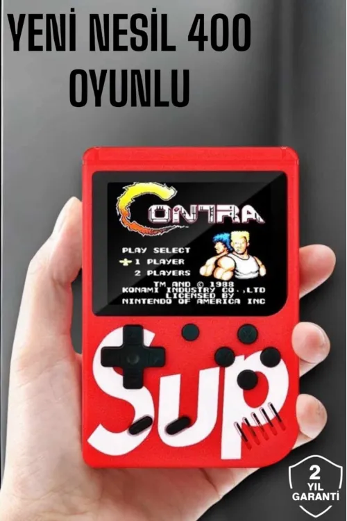 Çocuklara Özel Sup 400 Oyunlu Mini Oyun Konsolu
