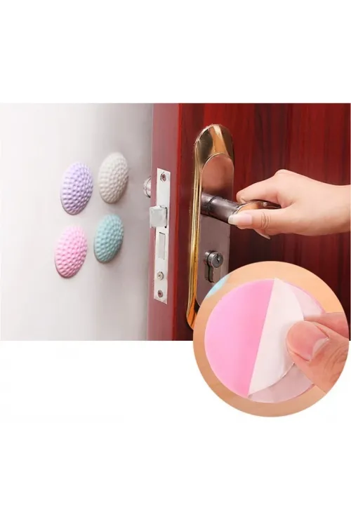 Çok Amaçlı Silikon Kapı Duvar Koruyucu Tampon 4lü Paket