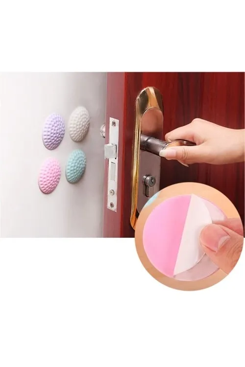 Çok Amaçlı Silikon Kapı Duvar Koruyucu Tampon 4lü Paket