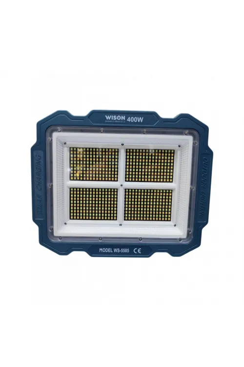 Çok Fonksiyonlu 3 Solar Panelli 400W Spot Aydınlatma WS-5585