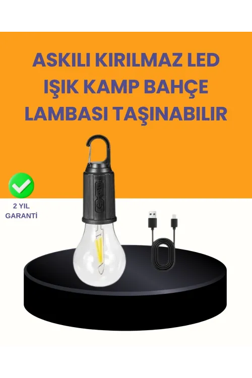 Çok Yönlü Asma Kancalı Kamp Işığı