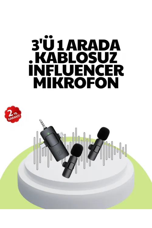 Çok Yönlü Mikrofon - Net Ses, Uzun Pil
