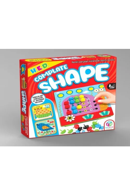 Complate Shape Renklerle Zekanı Konuşturma Oyunu