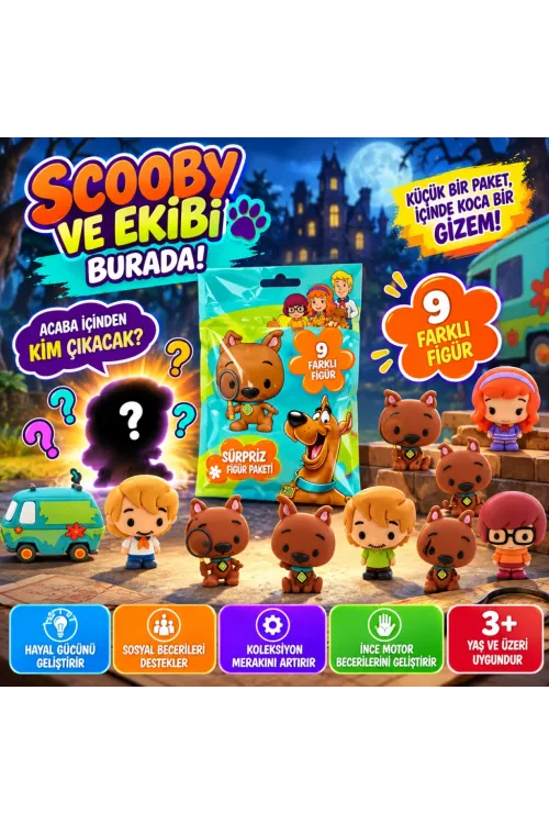 Cool Things Scooby Doo Buddies 3D Sürpriz Figür Paketi