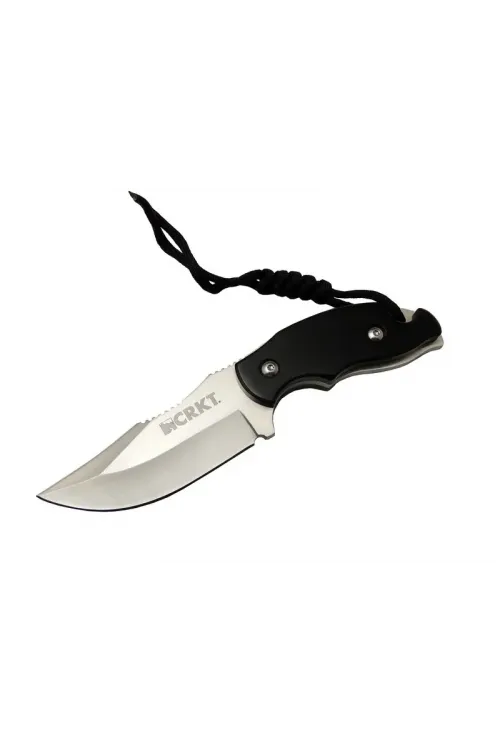 Crkt Civet 2805 Wy Tırtıklı Kamp Bıçak 18 Cm - Plastik Sap, Kılıflı, İpli