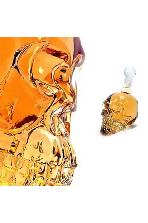 Crystal Head Kuru Kafa Cam Şişe 350 Ml