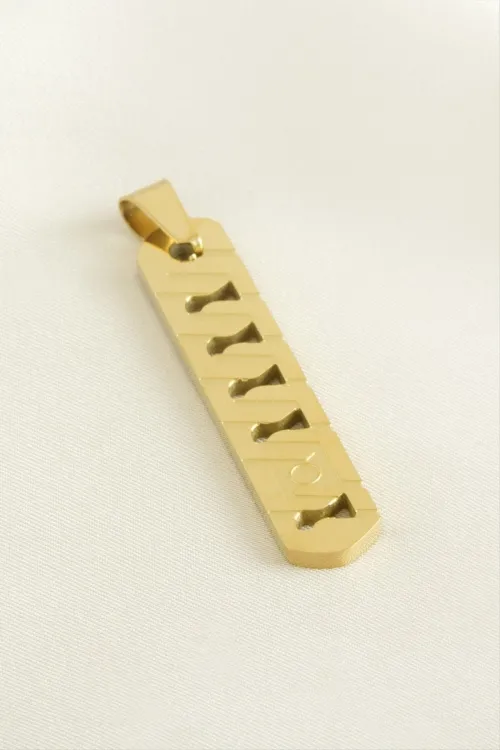 Çubuk Çelik Kolye Ucu 1*4,5 cm