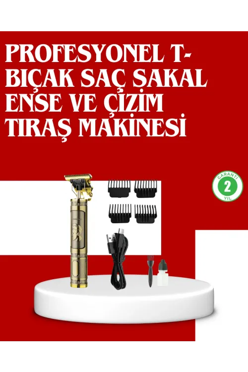 Daling Profesyonel Tıraş Makinesi Islak Ve Kuru Kullanım