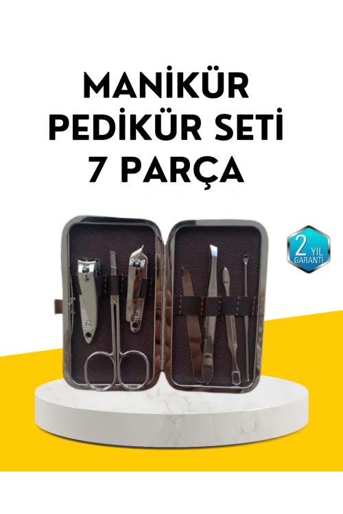 Dayanıklı Çelik Aletlerden Oluşan Kişisel Bakım Seti