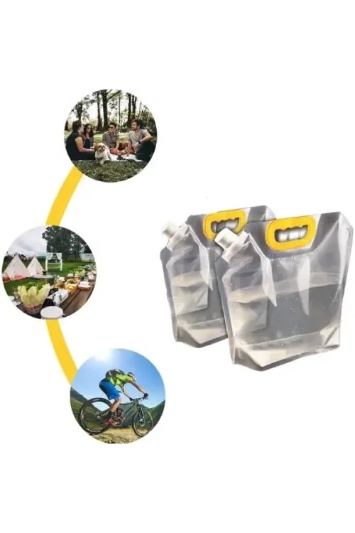 Dayanıklı Plastik İçecek Çantası 1 Litre