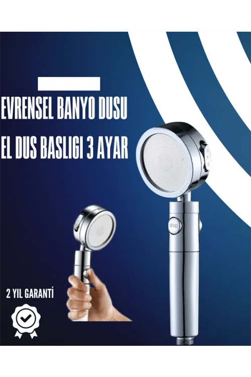 Dayanıklı Ve Ergonomik Tasarımlı Ayarlanabilir El Duş Başlığı