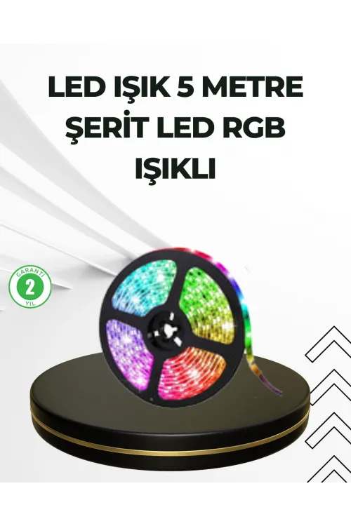 Dekoratif Kumandalı Şerit Led 5 Metre