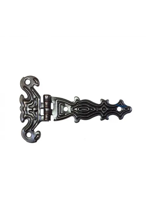 Dekoratif, Sac Tek Kuyruklu Menteşe - 40x68 mm, Küçük, Eskitme, 1 Adet
