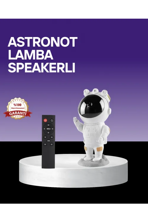 Dekoratif Ve Fonksiyonel Astronot Projeksiyon Aydınlatma