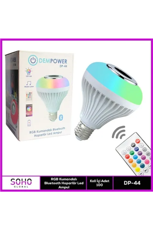 DEMPOWER MÜZİKLİ BLUETOOTH AMPUL