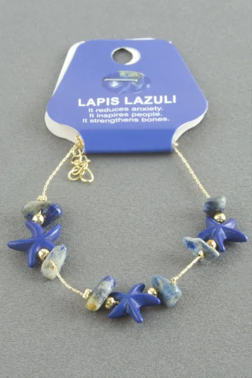 Deniz Yıldızı Lapis Doğaltaş Bileklik