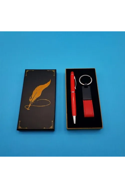 Deri Anahtarlık ve Touchpen Kalem