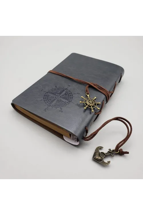 Deri Defter Gri