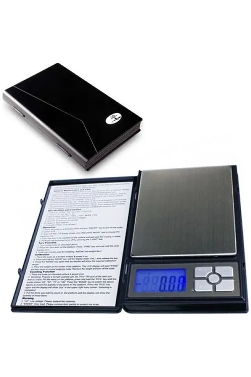 Diamond Dijital Göstergeli Notebook Hassas Kuyumcu Terazisi (500 Gr0.01))