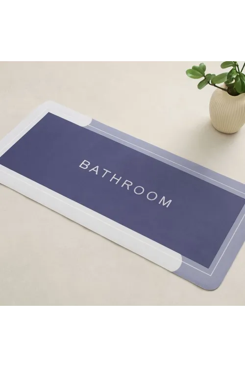 Dikdörtgen Su Emici Banyo Paspası 116 x 37.5 cm (Elastik)