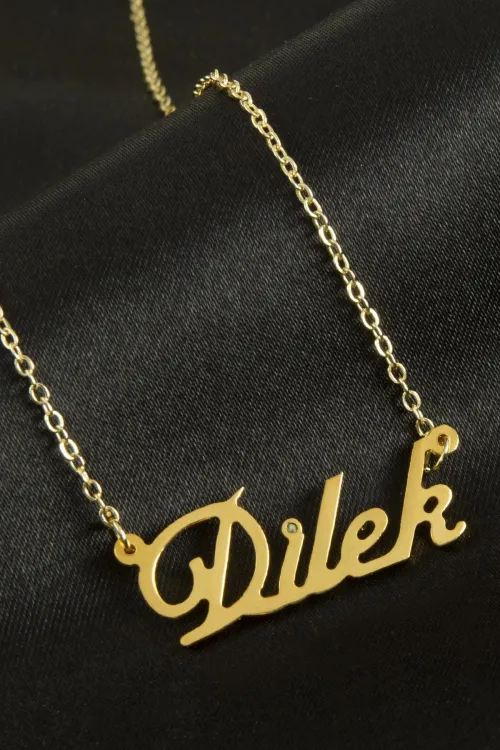 Dilek isimli kolye (Kişiye Özel)
