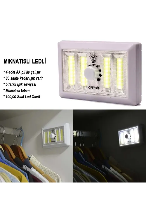 Dimmerli Işık Seviyesi Ayarlanabilir Ledli Lamba  Wt-383