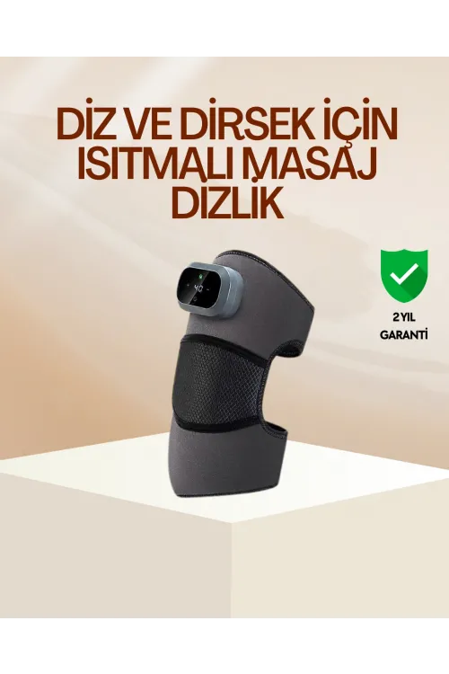 Diz Ve Dirsek İçin Isıtmalı Masaj Dizlik Aparatı