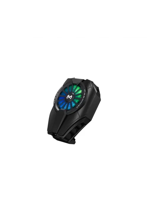 Dl06 Rgb Radyatör Telefon Soğutucu Fan - Siyah
