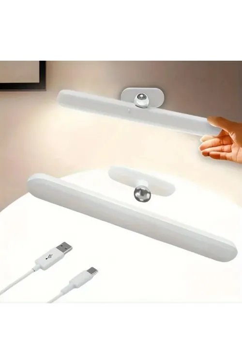 Dokunmatik Usb İle Şarj Olabilen 27 Cm Led Aydınlatma Makyaj Aynası Işığı