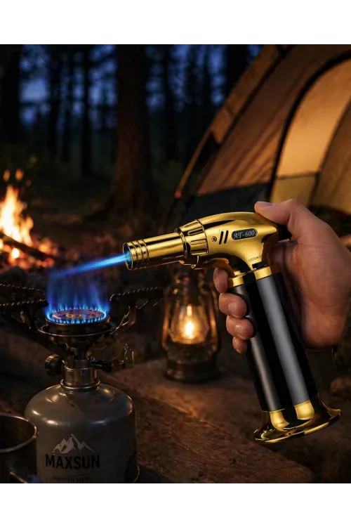 Doldurulabilir Pürmüz Çakmak Alev Ayarlı Mutfak Barbekü Torch