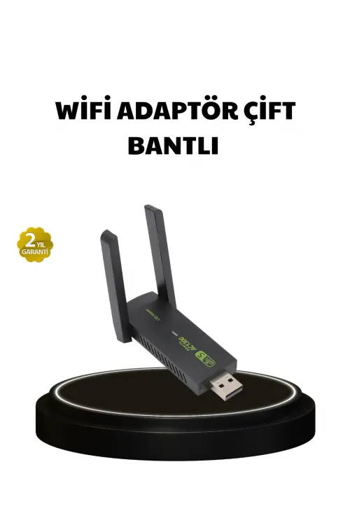 Dual Band Usb Wifi Adaptör – 1200 Mbps Hız