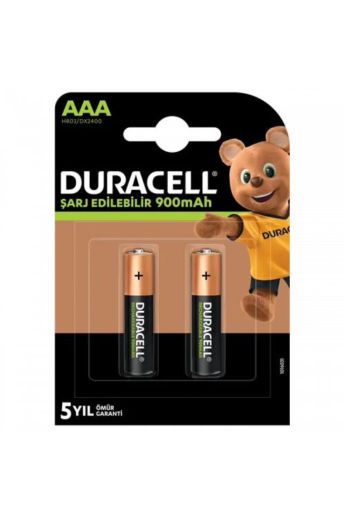 Duracell 900 Mah Şarjlı İnce Pil 2li