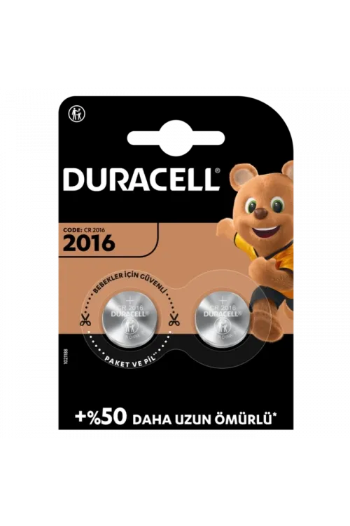 Duracell Cr2016 Lithium 3v Pil 2li