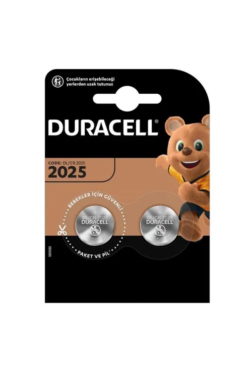 Duracell Cr2025 3v Lityum Pil 2li Paket