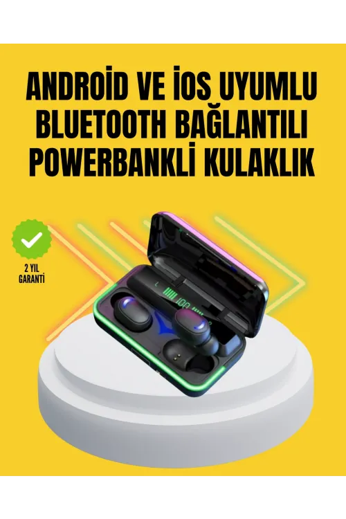 E10 Powerbanklı Bluetooth Kulaklık Oyun Modu Ve Şık Tasarım