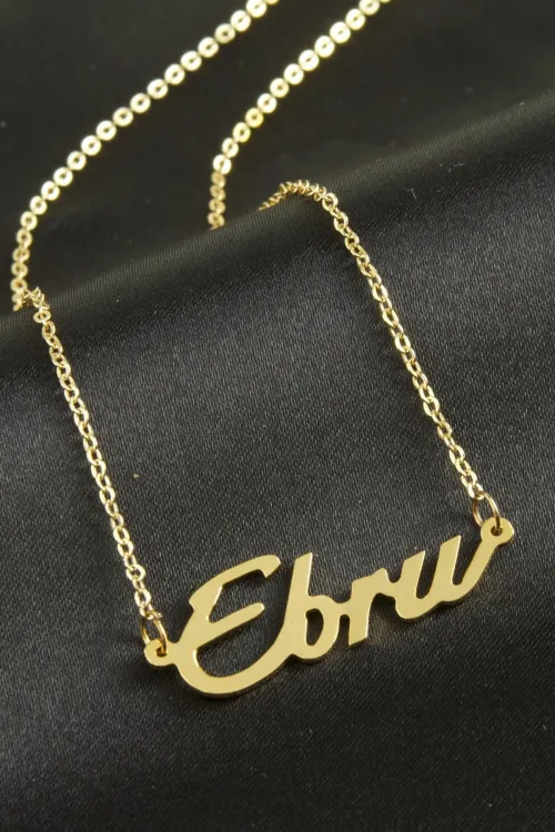 Ebru isimli kolye (Kişiye Özel)