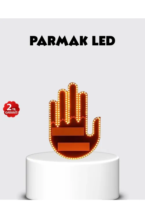 El Hareketiyle Kontrol Edilen 176 Led Amber Güvenlik Lambası
