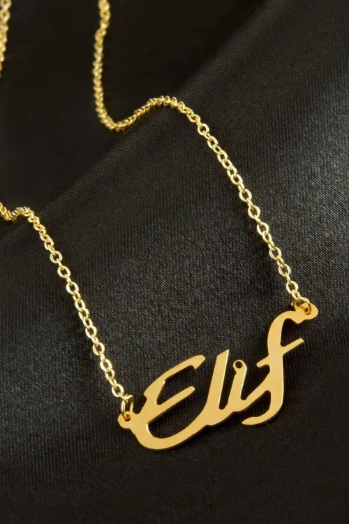 Elif isimli kolye (Kişiye Özel)