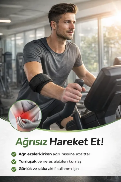 Epikondilit Bandajı – Tenisçi & Golfçü Dirseği İçin Ayarlanabilir Destek