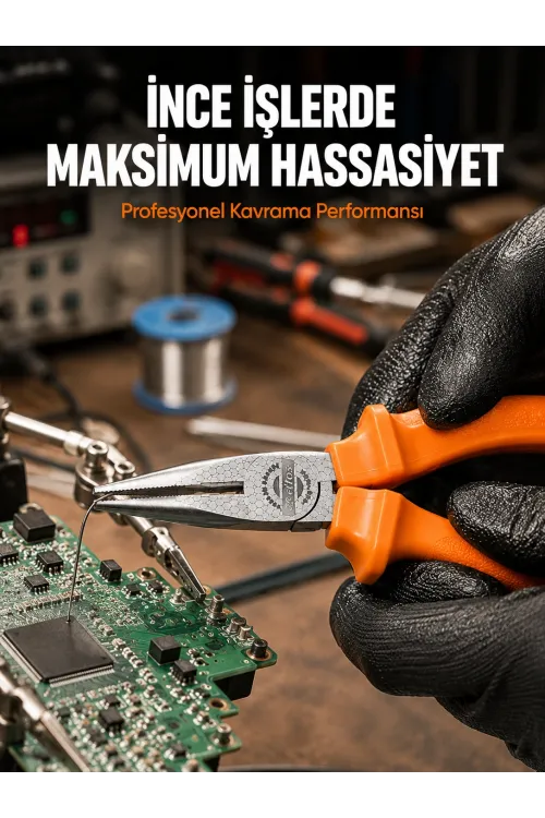 Ergonomik Saplı Profesyonel Kargaburun Dayanıklı Dövme Çelik Gövde