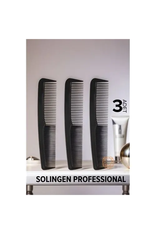 Erkek Cep Tarağı 12 Cm 3 ADET Solingen ProfessionaL
