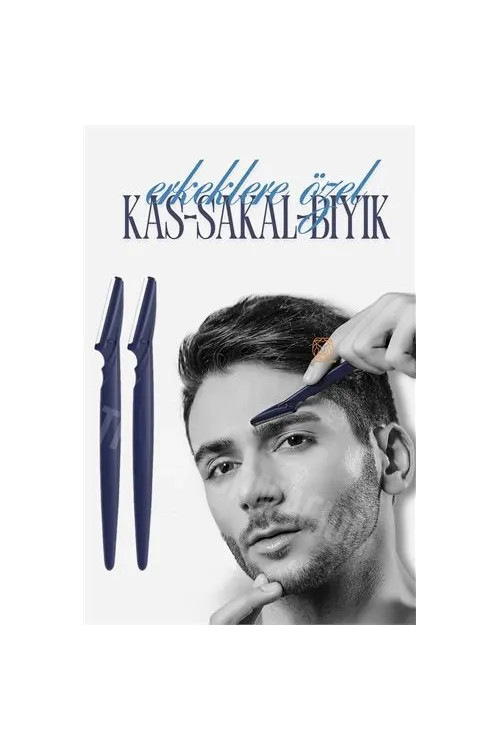 Erkek Kaş Şekillendirme Tüy Alma Jileti 2 ADET