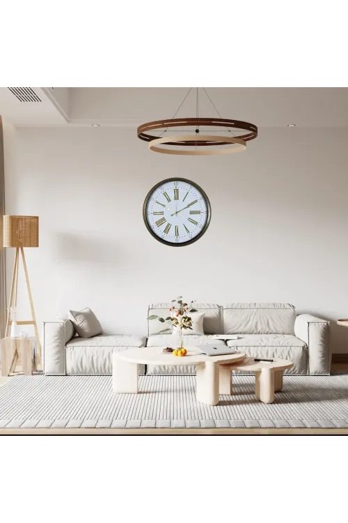 Eskitme Royal Ivory 52 x 52 Cm Duvar Saati