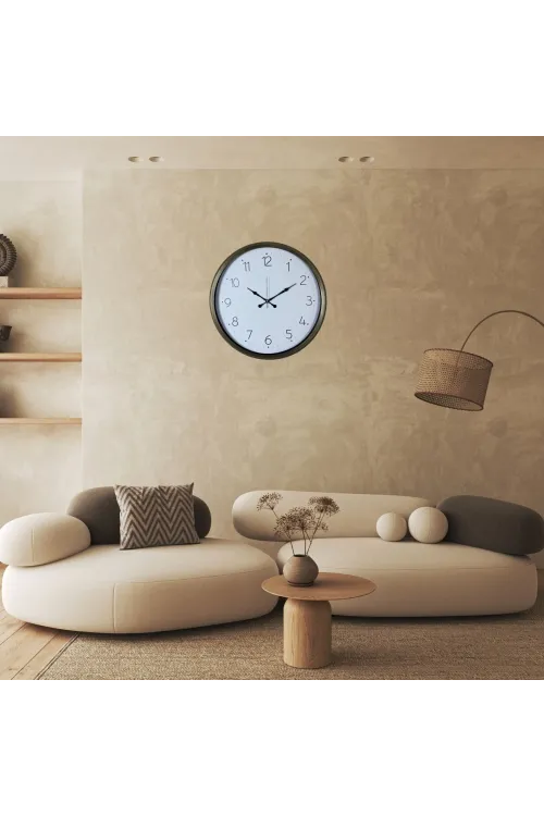 Eskitme Sade Dekoratif 52 x 52 Cm Duvar Saati