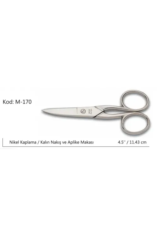 Europe Kalın Nakış Makası Süper Kalite No:4.5 11,43 Cm
