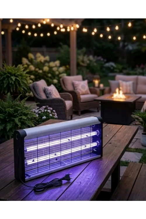 Ev Balkon Mutfak İçin Elektrikli Sinek Savar 10w Uv Işıklı Lamba
