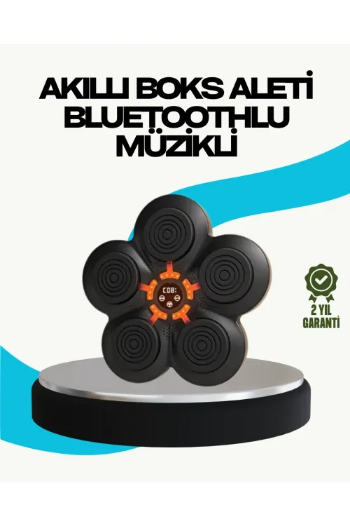 Ev Tipi Akıllı Boks Duvar Paneli Müzikli Bluetoothlu Refleks Geliştirme Cihazı