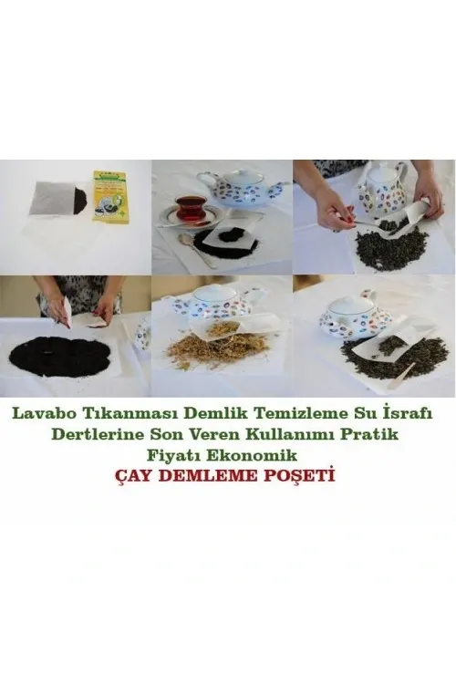 Ev Tipi Çay Demleme Poşeti 25li Paket